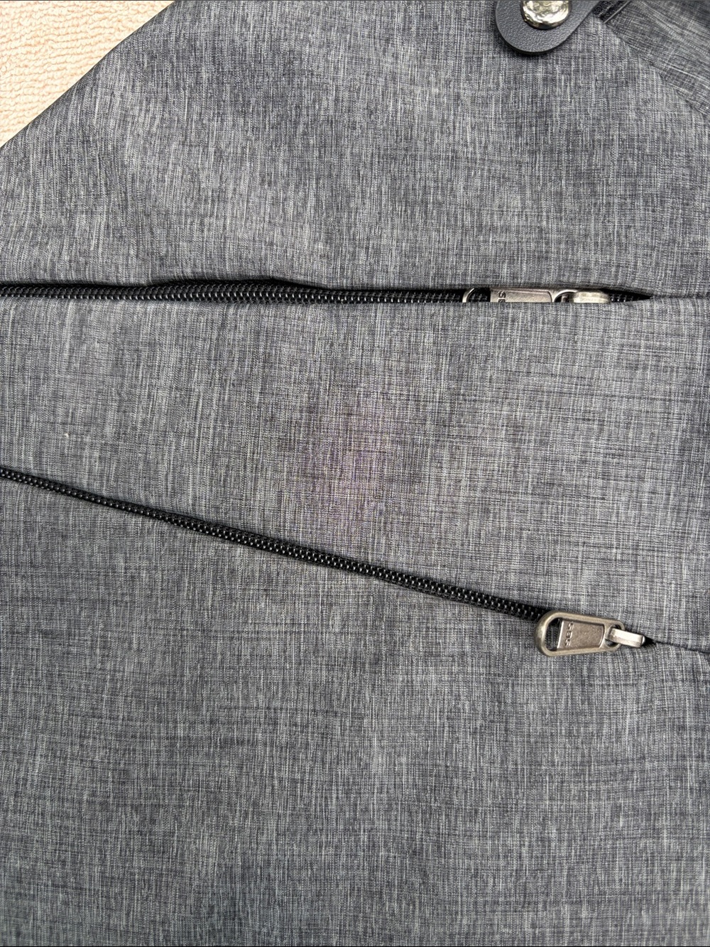 Wander Plus Charcoal Gray Sling Belt Bag - Picture 3 of 7
